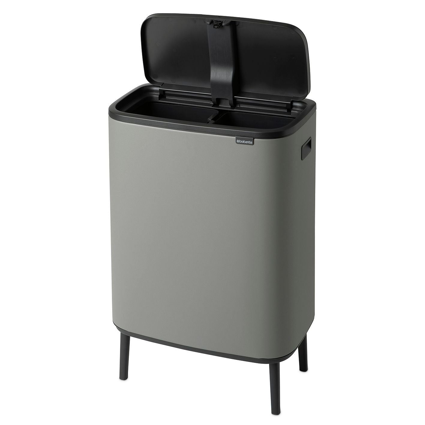 Brabantia Bo Touch Bin Med Ben Mineral Concrete Grey - 2x30L
