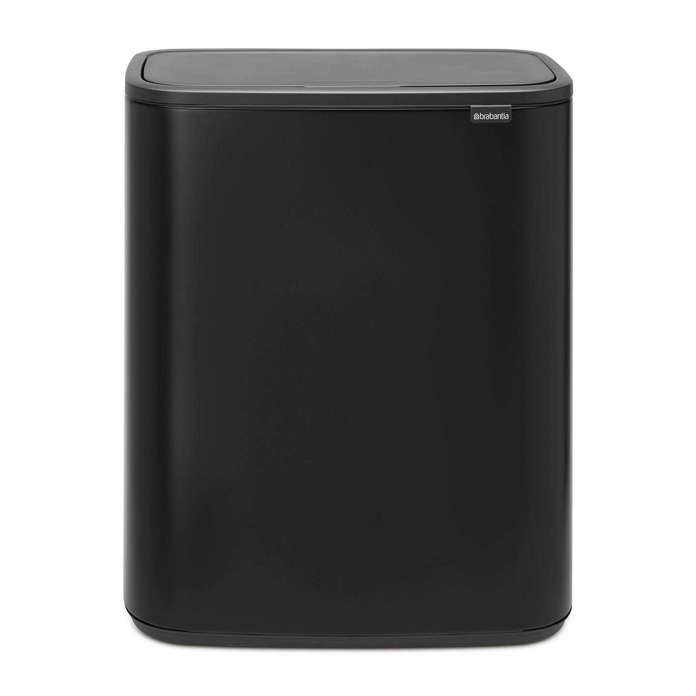 Brabantia Bo Touch Bin Matt Svart - 2x30L gyllene i rostfritt-stal