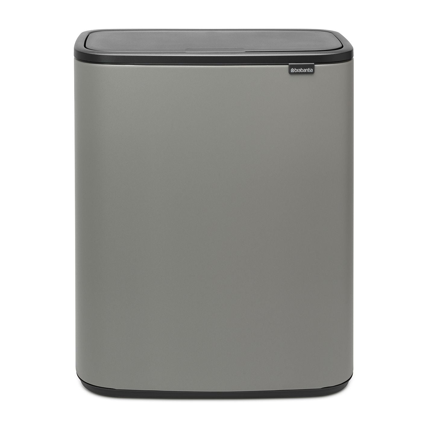 Brabantia Bo Touch Bin Mineral Concrete Grey - 60L gyllene i rostfritt-stal
