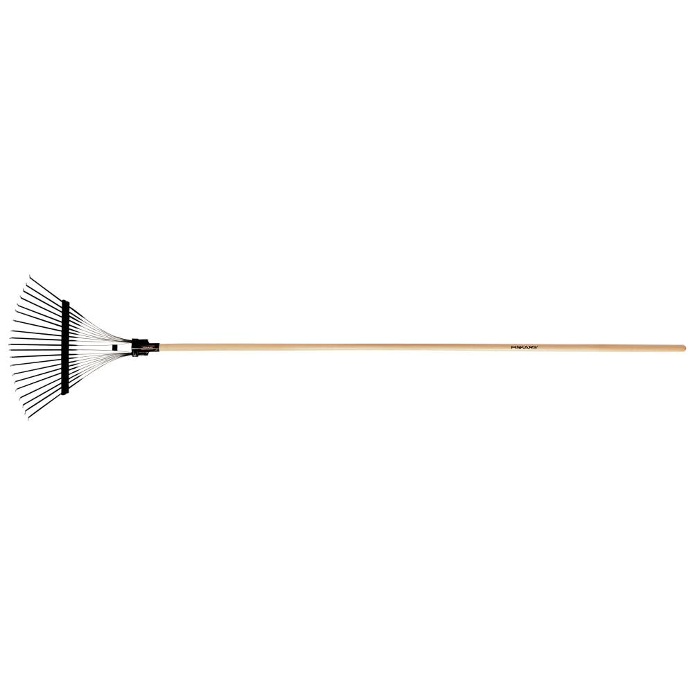 Fiskars Lövräfsa 20-Flata Pinnar Prima svart