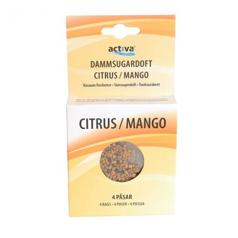 Dammsugardoft Citrus/Mango - 4x10g från Activa