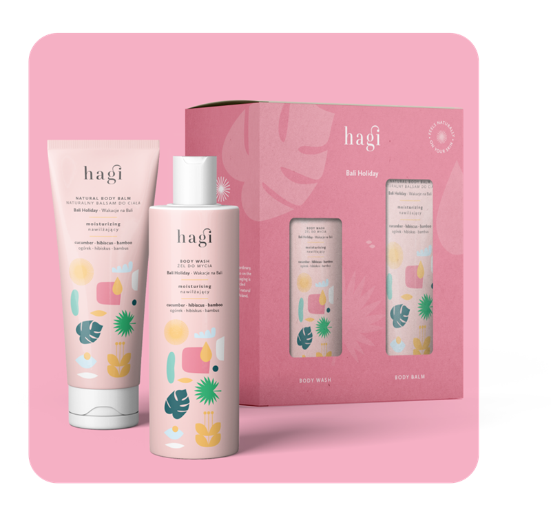 Hagi Giftset Bali Holiday Wash Gel + Body Balm