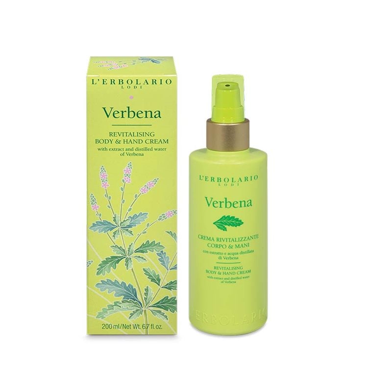 L'Erbolario Kropp och handkräm Verbena - 200ml