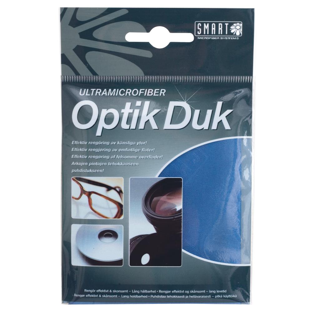 Smart Optikduk Microfiber vitt i gummi