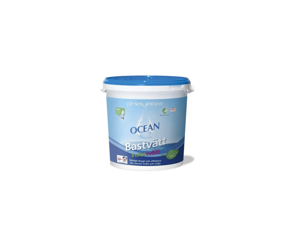 Ocean Bastvätt Kulörtvätt - 6,2 kg vitt