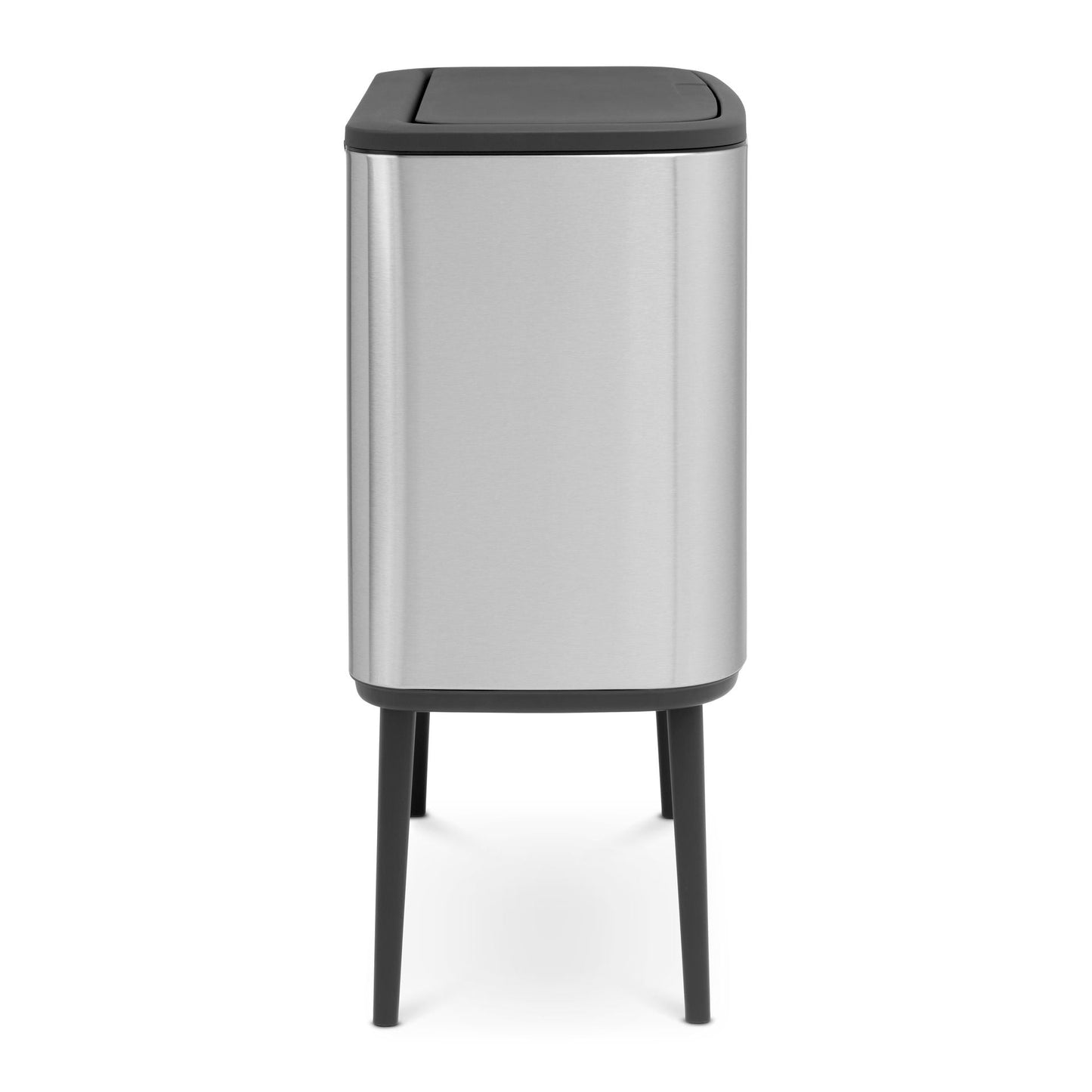 Brabanita Bo Touch Bin Med Ben Matt Rostfritt Stål Fingerprint Proof - 11+23L