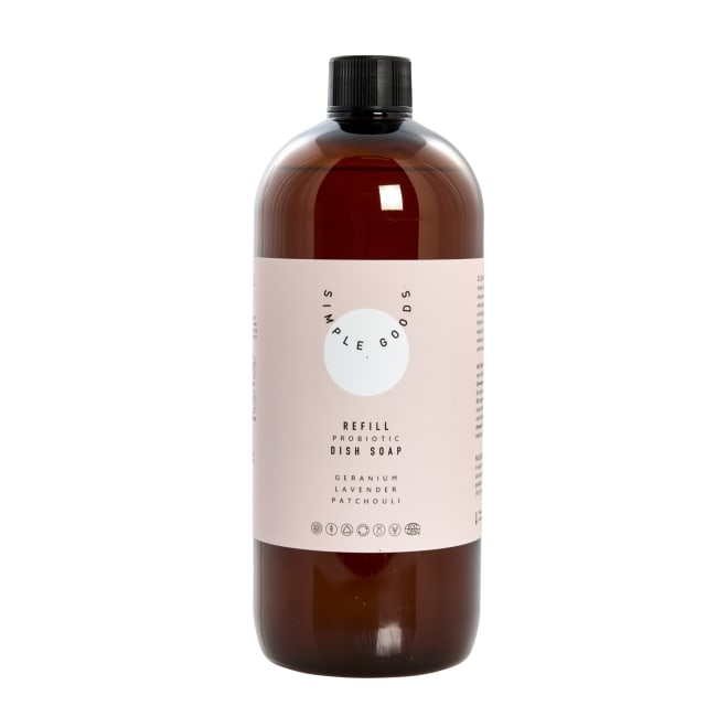SIMPLE GOODS Refill Dish Soap Geranium Lavender Patchouli - 1000ml