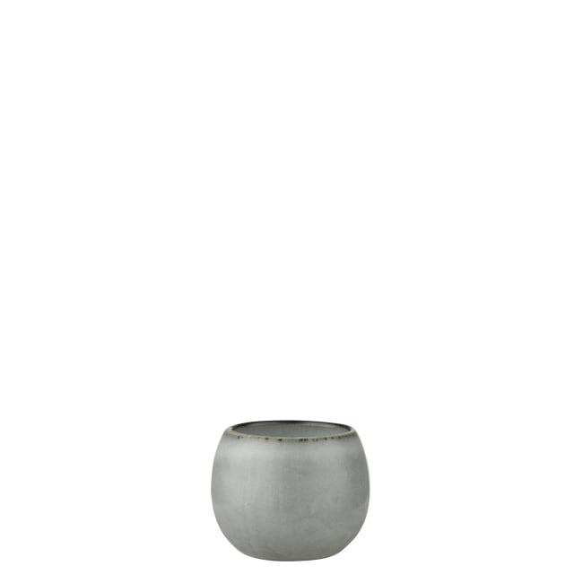 LENE BJERRE Amera Saltskål – Ø6x5 cm, Grå vitt