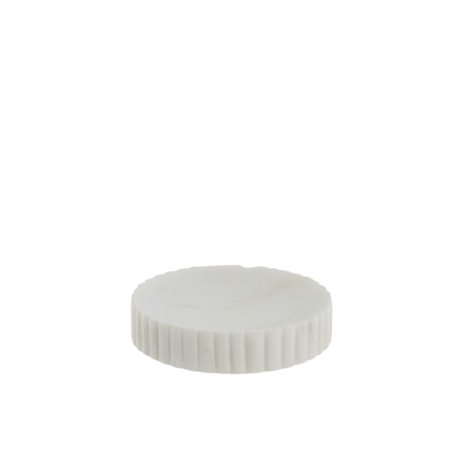 LENE BJERRE Eliana Tvålfat – 12x12x2,5 cm, Vit vitt