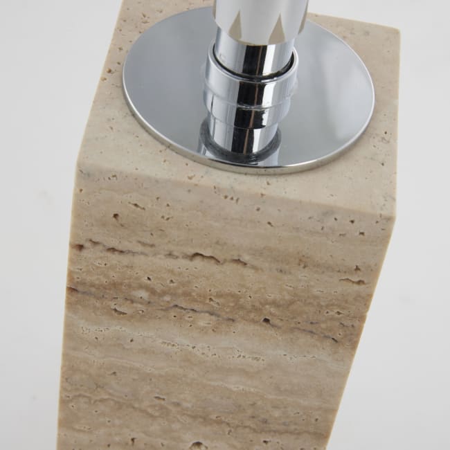 LENE BJERRE Travina Tvåldispenser – 6,5x6,5x19 cm, Linen