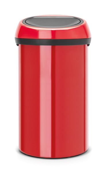 Brabantia Touch Bin New Passion Röd - 60L gyllene i rostfritt-stal