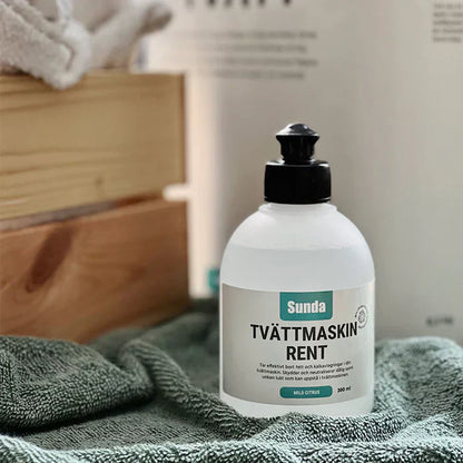 Sunda Tvättmaskinrent Mild Citrus - 300 ml – Effektiv rengöring för din tvättmaskin