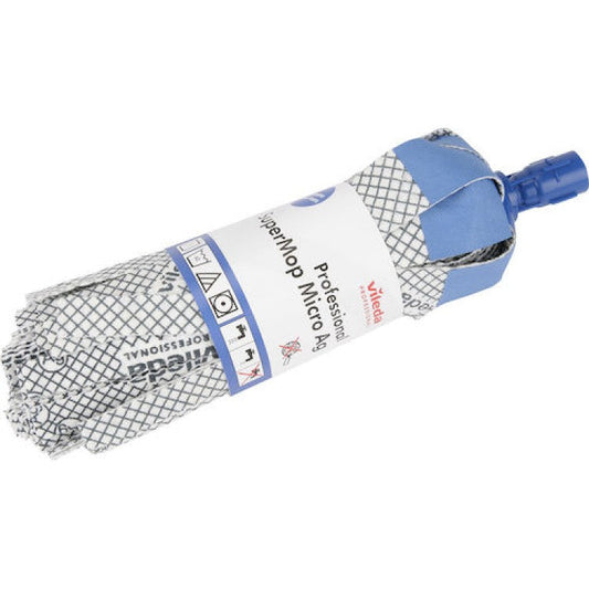 Minisvabb SuperMop Micro Professional Vileda vitt i bomull; viskos