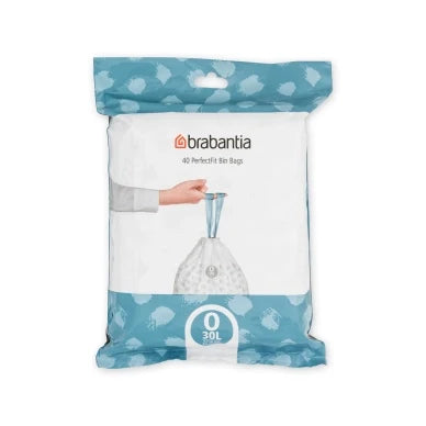 Brabantia Avfallspåse 30L (O) Dispenserpack gyllene i rostfritt-stal