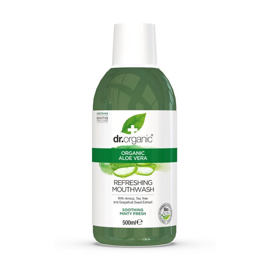 Dr Organic Munskölj Aloe Vera - 500ml