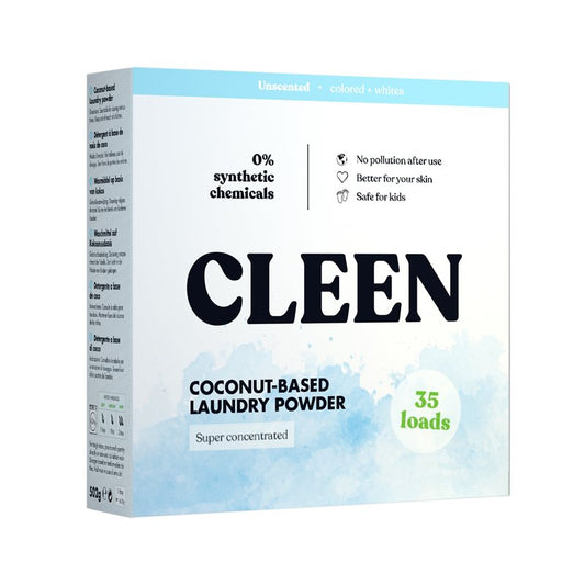 CLEEN Kokos-baserat Tvättmedel - 35 tvättar
