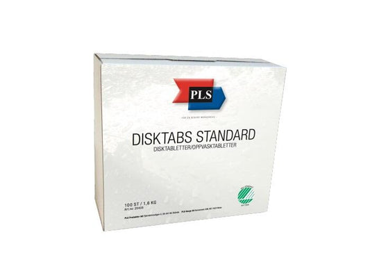 Maskindiskmedel PLS Disktabs Standard Oparfymerad - 100st