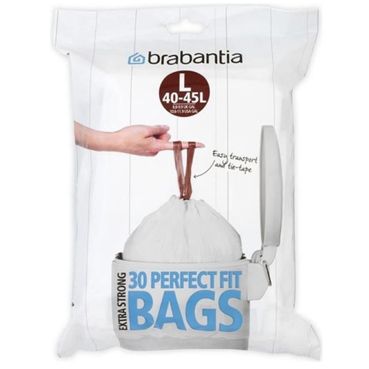 Brabantia Avfallspåse 40-45L (L) gyllene i rostfritt-stal