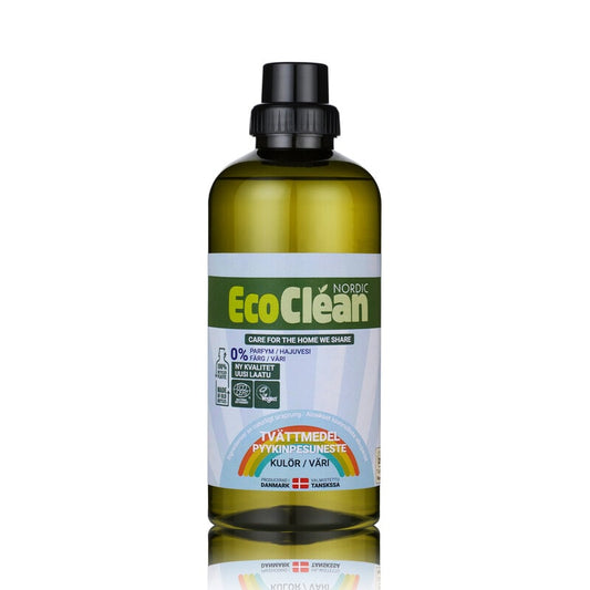 EcoClean Tvättmedel Kulör Free & Clear - 1000ml