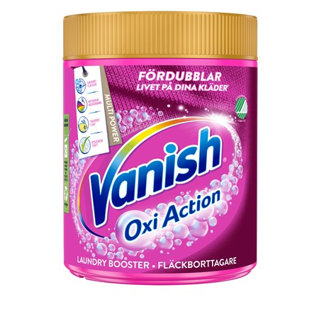 Vanish Oxi Action Fläckborttagningsmedel - 470gr rosa