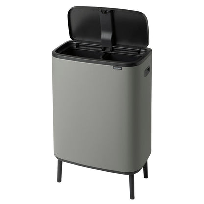 Brabantia Bo Touch Bin Med Ben Mineral Concrete Grey - 2x30L