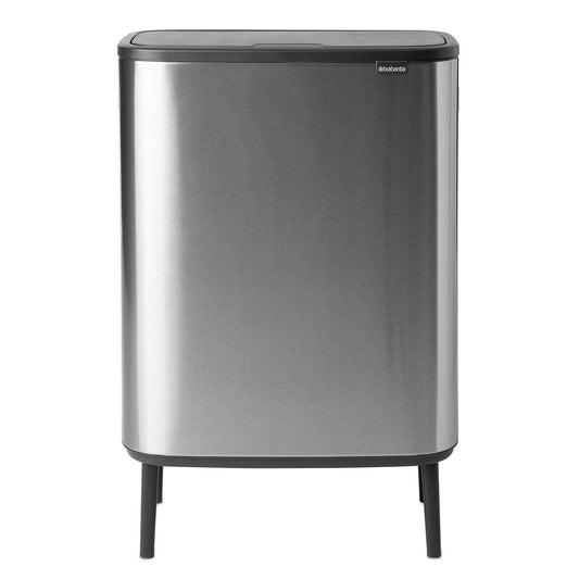 Brabantia Bo Touch Bin Med Ben Mattborstat Stål Fingerprint Proof - 2x30L gyllene i rostfritt-stal