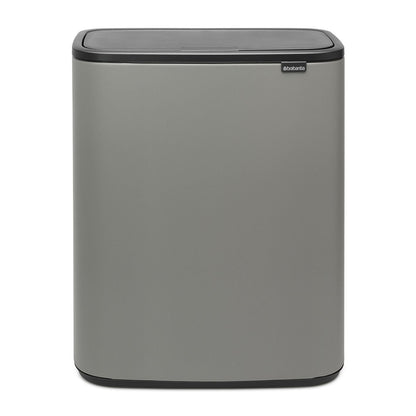 Brabantia Bo Touch Bin Mineral Concrete Grey - 60L gyllene i rostfritt-stal