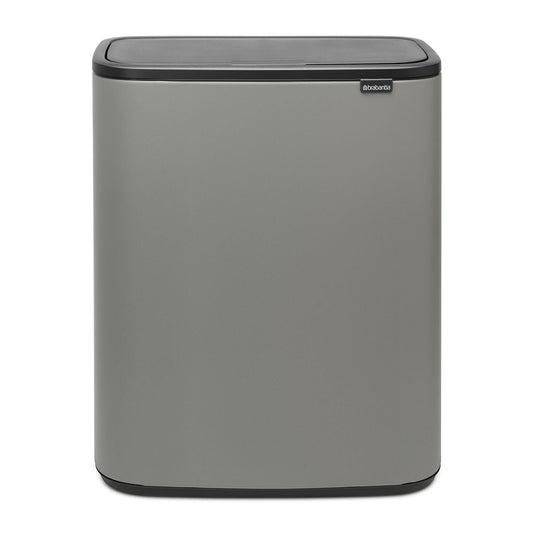 Brabantia Bo Touch Bin Mineral Concrete Grey - 60L gyllene i rostfritt-stal