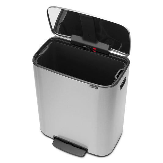 Brabantia Bo Pedal Bin Matt Stål - 60L