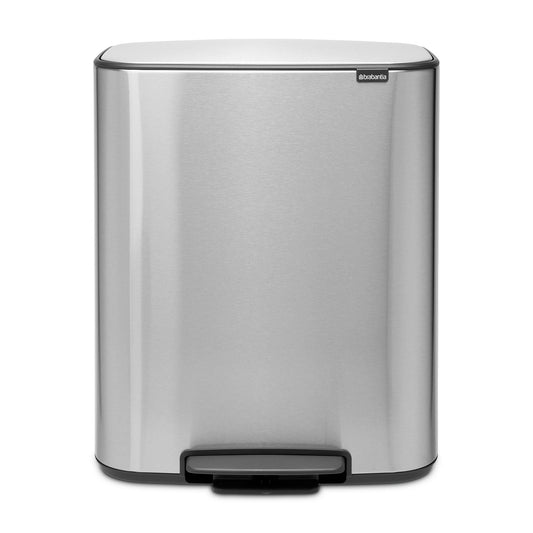 Brabantia Bo Touch Bin Matt Stål Fingerprint Proof - 2x30L gyllene i rostfritt-stal