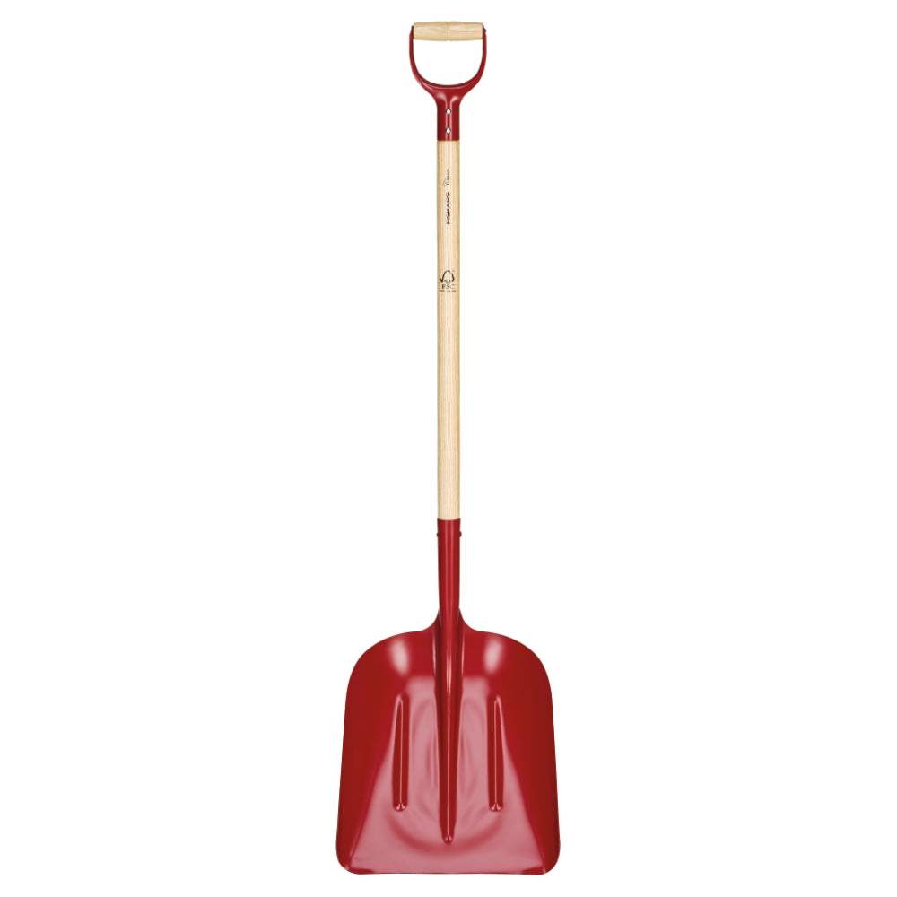 Fiskars Snöskyffel/Spannmålsskyffel Classic Pro D-Handtag svart