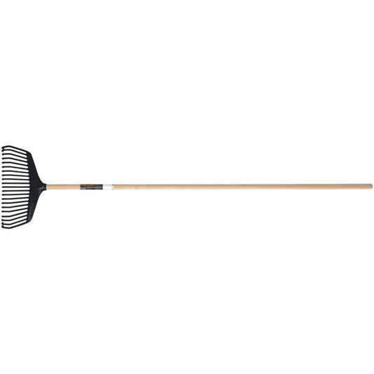 Fiskars Lövräfsa 21-Flata Pinnar Solid svart