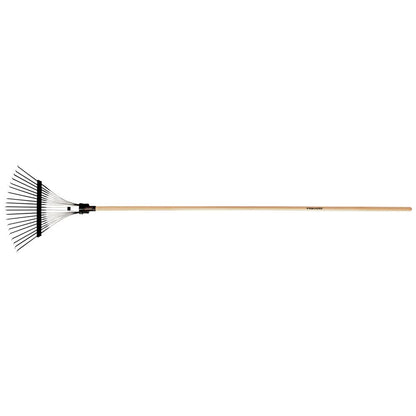 Fiskars Lövräfsa 20-Flata Pinnar Prima svart