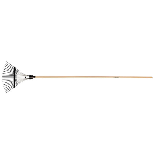 Fiskars Lövräfsa 20-Flata Pinnar Prima svart