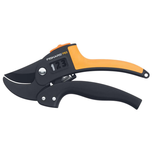 Fiskars Sekatör Mothåll P83 Powerstep svart