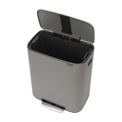 Brabantia Bo Pedal Bin Mineral Concrete Grey - 60L
