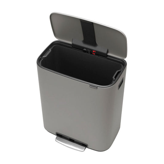 Brabantia Bo Pedal Bin Mineral Concrete Grey - 60L