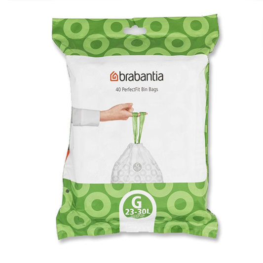 Brabantia Avfallspåse 23-30L (G) Dispenserpack gyllene i rostfritt-stal