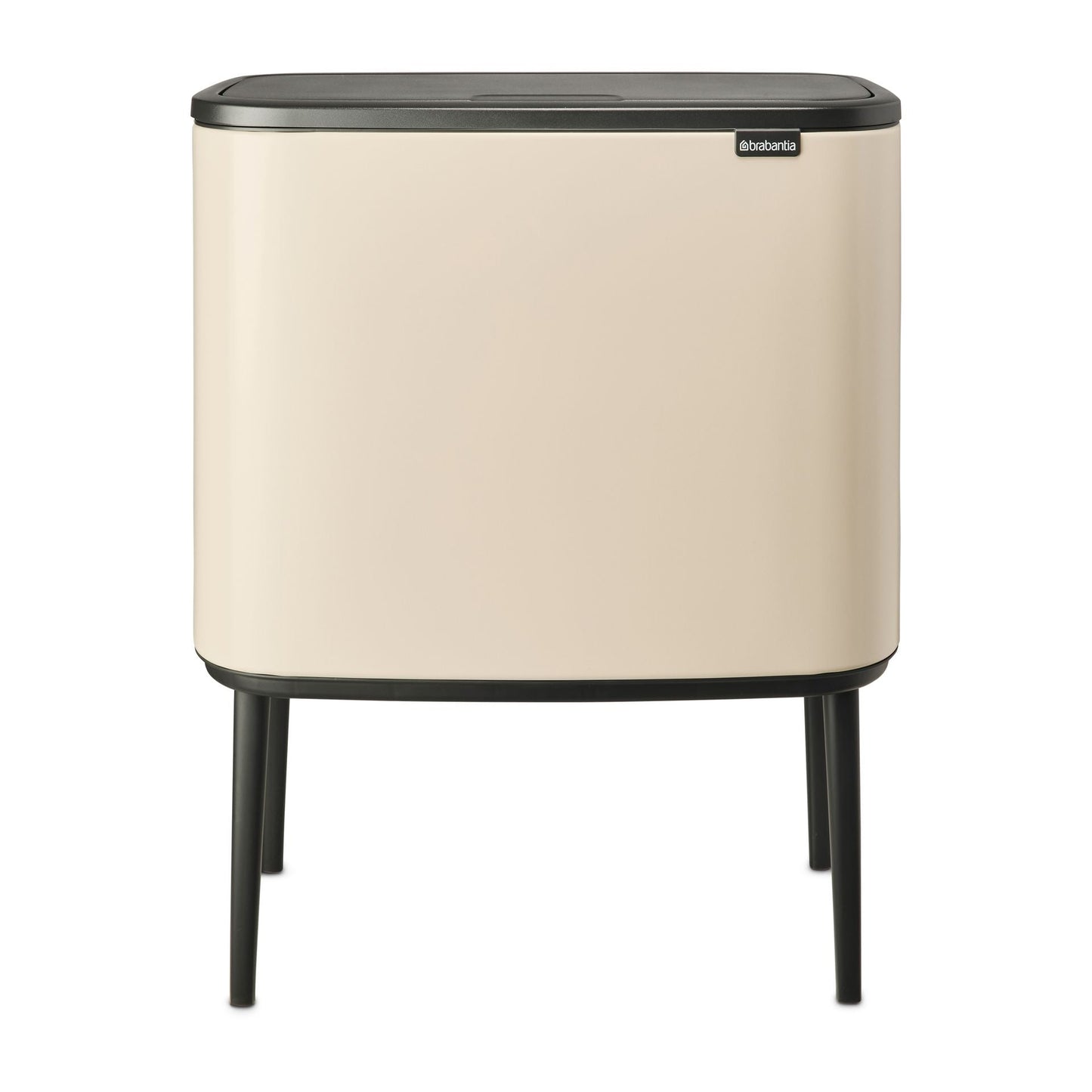 Brabanita Bo Touch Bin Med Ben Soft Beige - 11+23L gyllene i rostfritt-stal från Brabantia