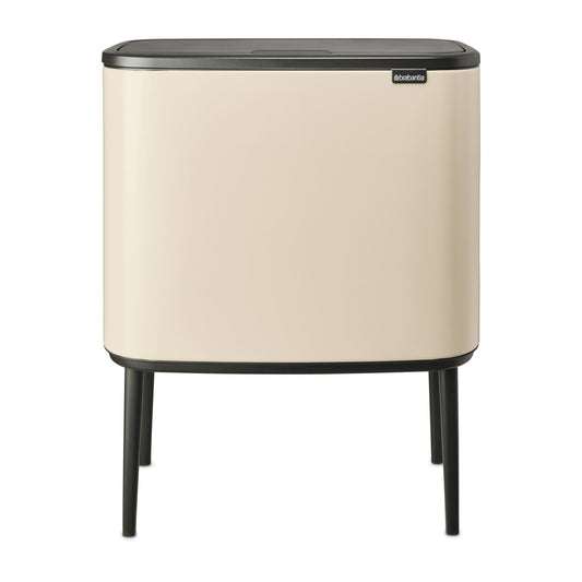 Brabanita Bo Touch Bin Med Ben Soft Beige - 11+23L gyllene i rostfritt-stal från Brabantia