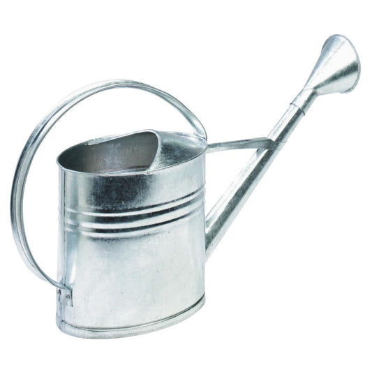 Nyby Vattenkanna zink med skruvstril - 5L gratt; silver