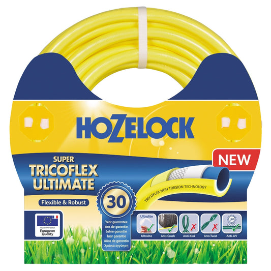Hozeloc Trädgårdsslang Gul Ultimate -12,5MMx50M gratt från Hozelock