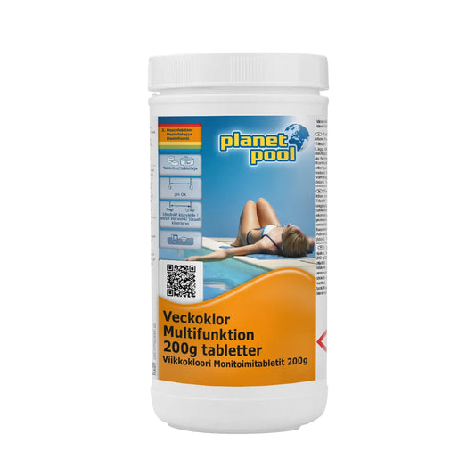 PLANET POOL Veckoklor Multifunktion 200g 1 kg från Planet Pool