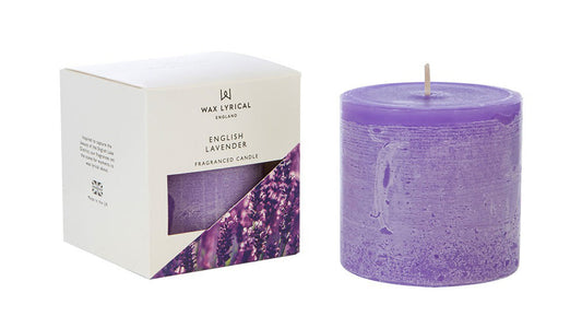 Blockljus med doft Lavender Lila - 60h från Wax Lyricals