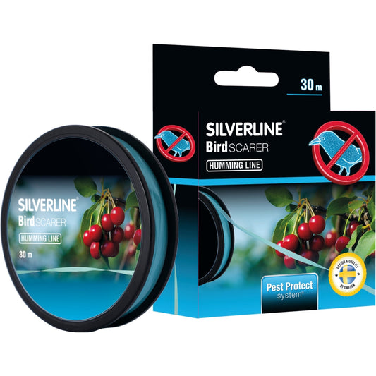 Silverline Fågelskrämma Humming band - 30m gratt