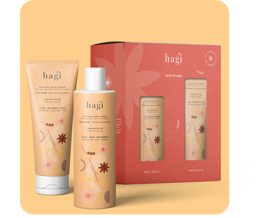Hagi Giftset Spicy Orange Wash Gel + Body Balm