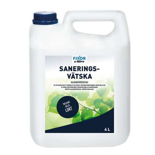 Fixor Saneringsvätska - 4L