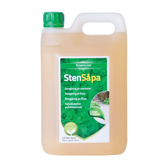 GreenLine Stensåpa - 2,5L gron