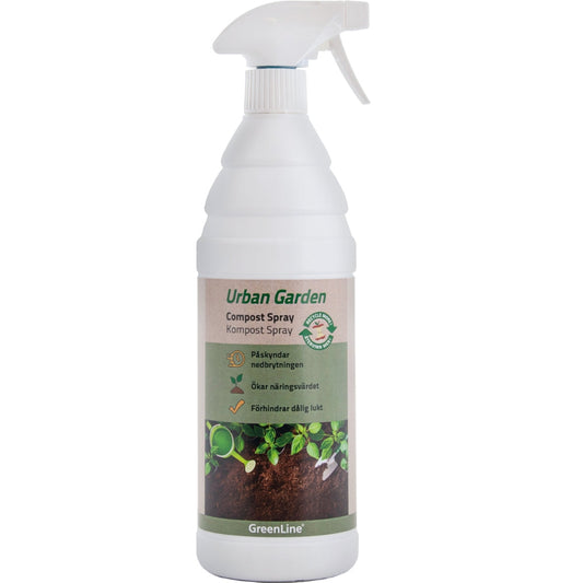 GreenLine Kompostspray Urban Garden - 1L gron