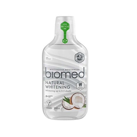 Biomed Natural Whitening munskölj - 500ml